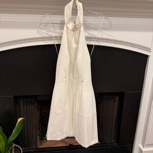 Milly Elegant White Halter Dress NWT SIZE 8